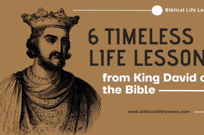 Biblical Life Lessons - Life Lessons We Can Get From The People in the ...