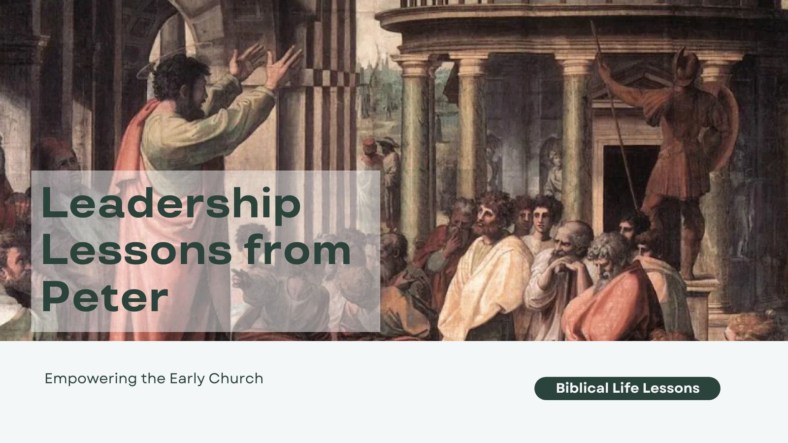 Peter leading and empowering the early church