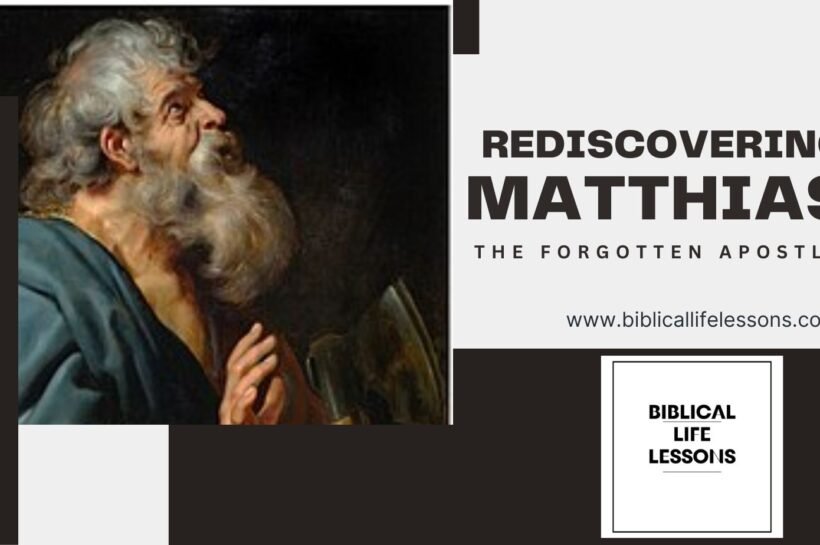 The Forgotten Apostle: Rediscovering Matthias - Biblical Life Lessons