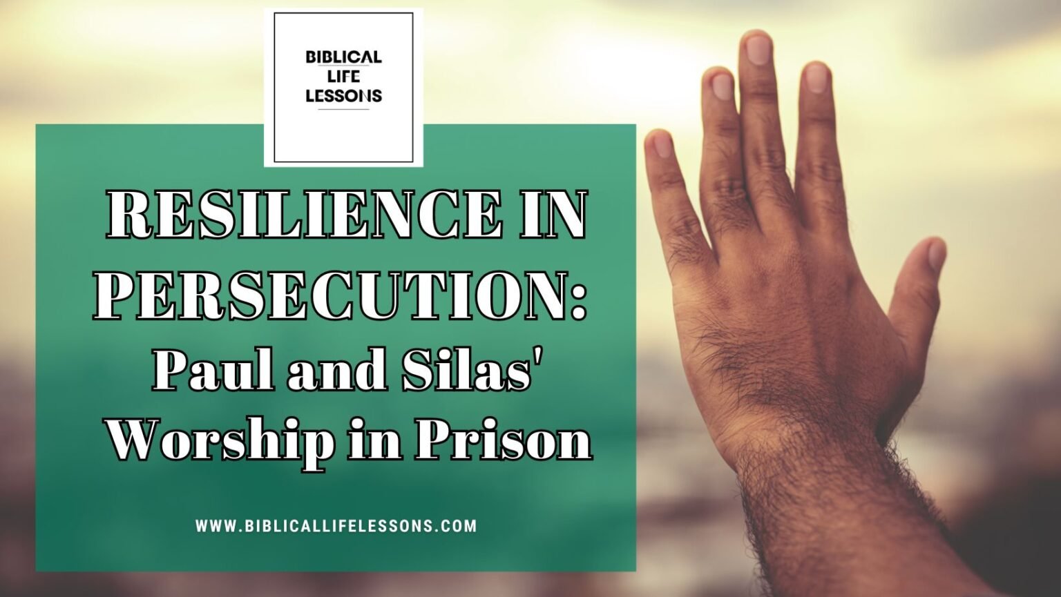 Resilience in Persecution: Paul and Silas' Worship in Prison - Biblical ...