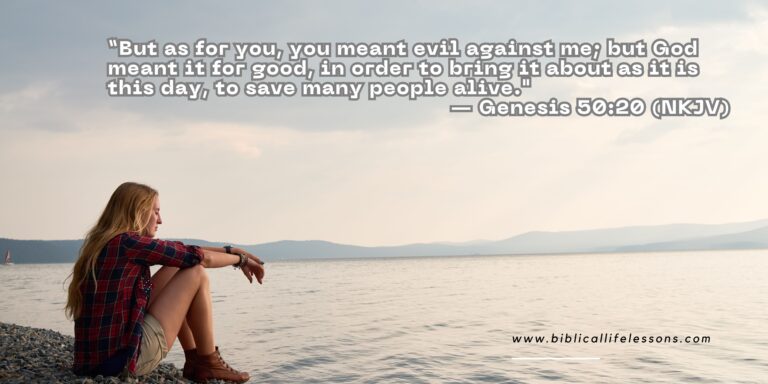 Turning Evil into Good: The Message of Genesis 50:20