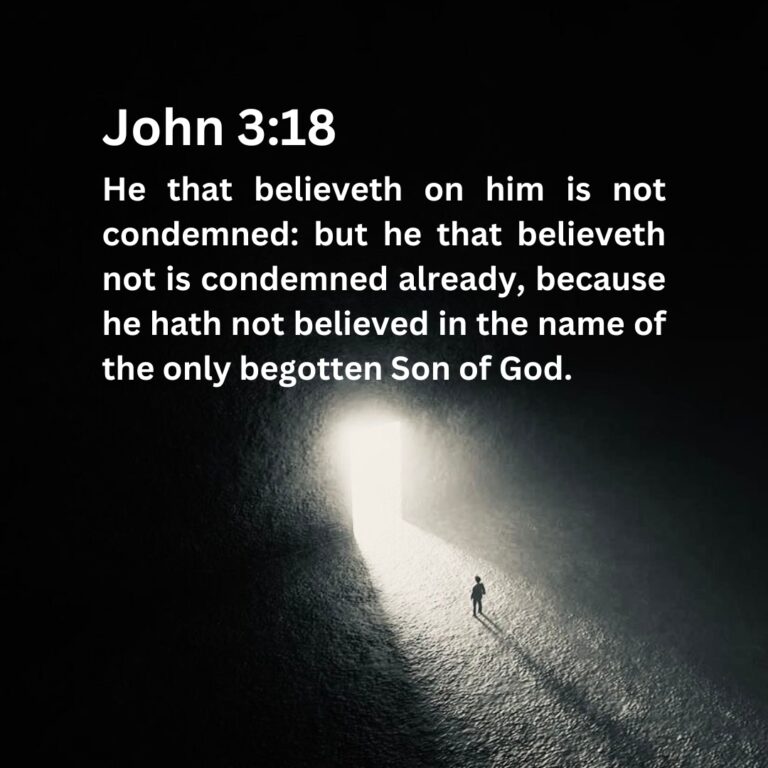 Believe and Live or Reject and Perish