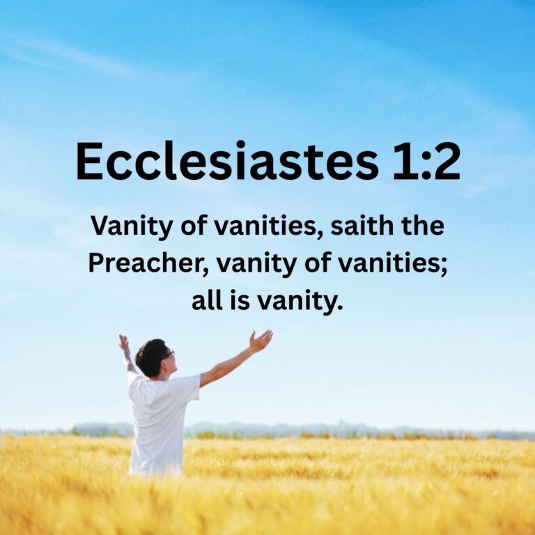 What Truly Lasts in a World Full of Vanity?