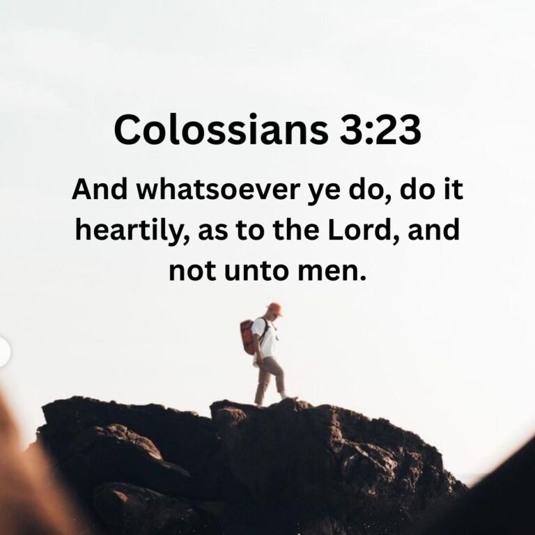 Give God your best!