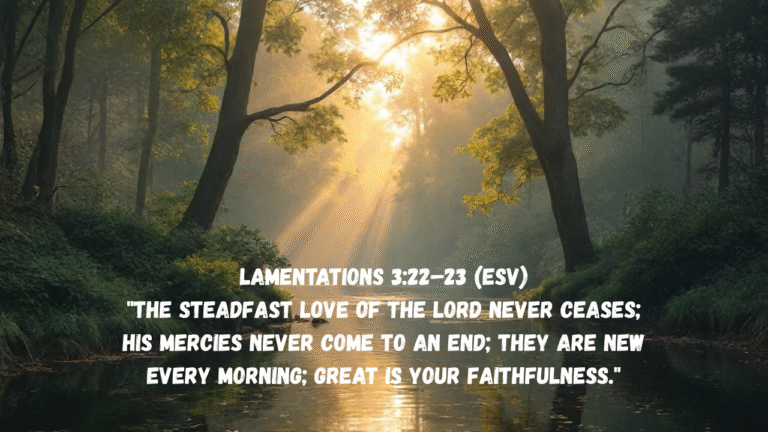 New Mercies Every Morning: Resting in God’s Faithfulness