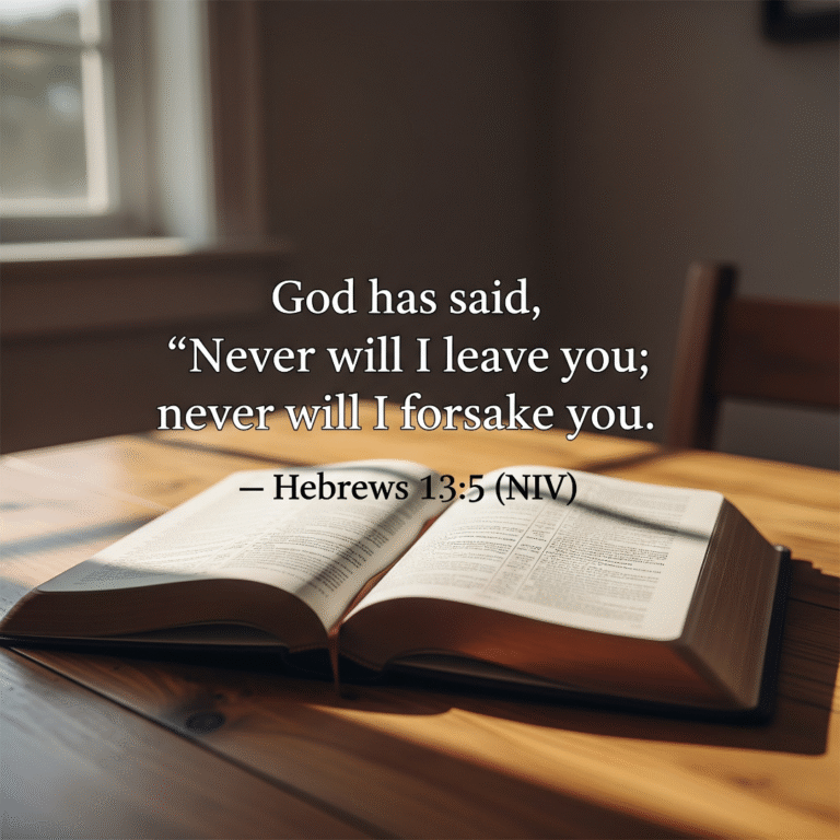 He Will Never Leave You