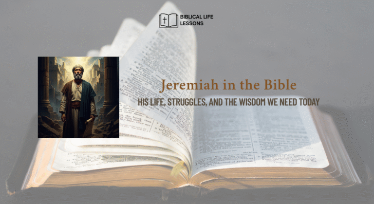 Jeremiah in the Bible: His Life, Struggles, and the Wisdom We Need Today