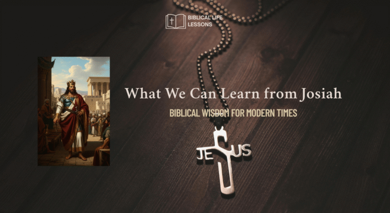 What We Can Learn from Josiah: Biblical Wisdom for Modern Times
