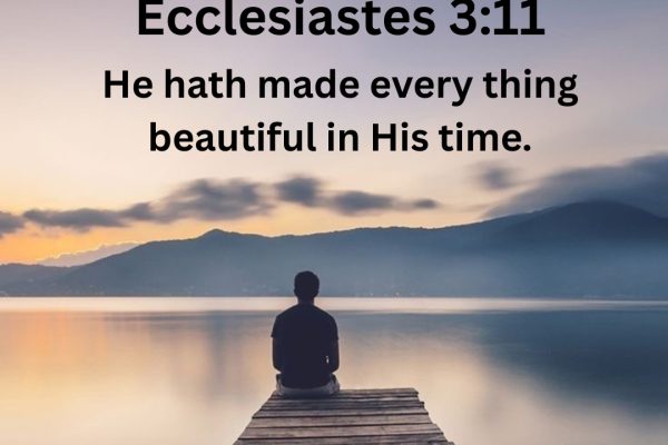 The beauty of waiting on God’s perfect timing