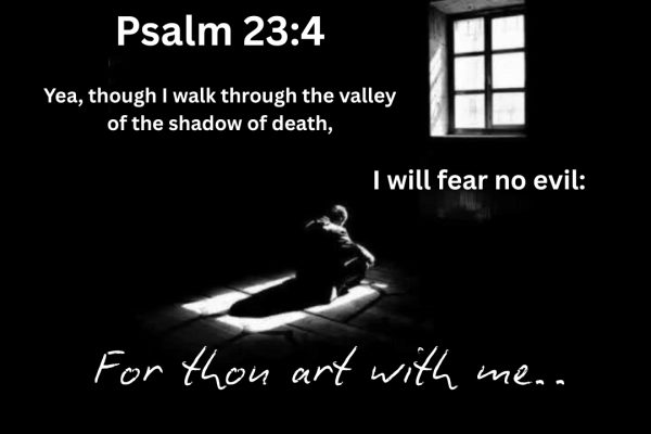 God sat with me in the darkness