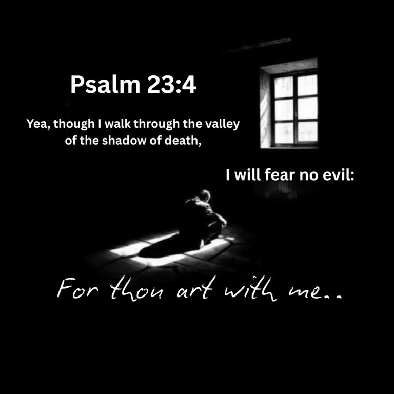 God sat with me in the darkness