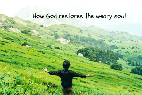 How God restores the weary soul