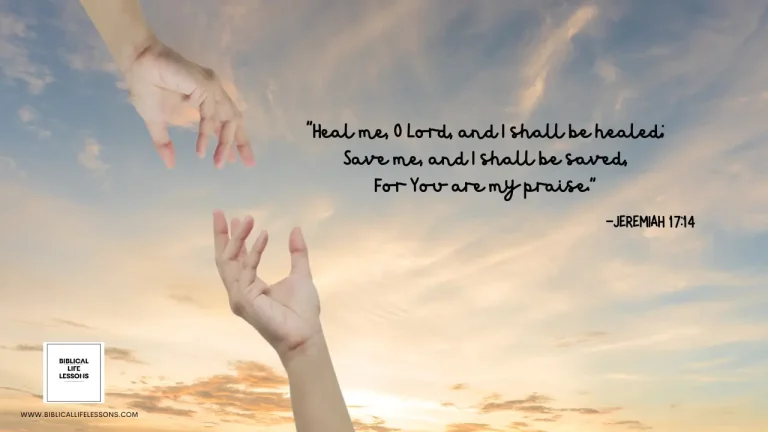 Heal Me, Lord: Finding Strength and Restoration in God