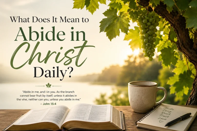 What Does It Mean to Abide in Christ Daily?