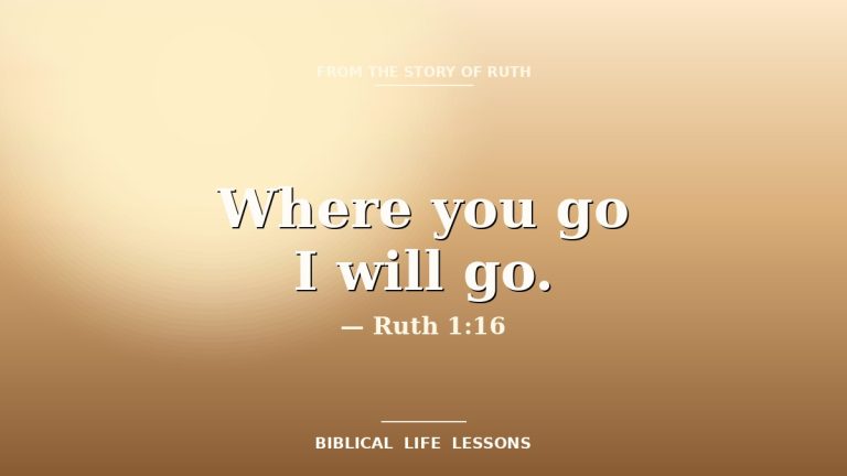What Ruth Teaches Us About Walking With God Through Loss