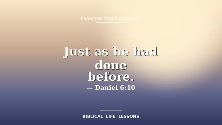 How Did Daniel Stay Faithful When His Faith Became Illegal?