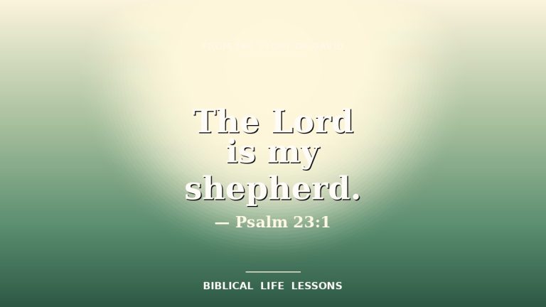 What David Teaches Us About Letting God Shepherd Us Through the Valley