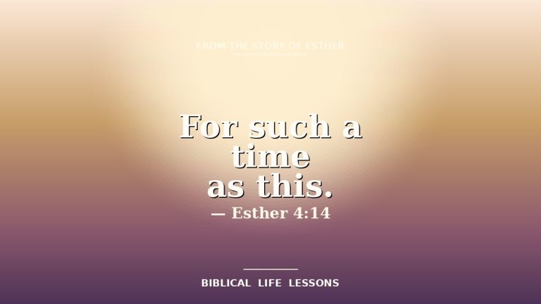 What Esther Teaches Us About Showing Up When It Costs Us