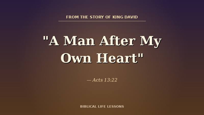 Royal purple to gold gradient — King David, a man after my own heart, Acts 13:22
