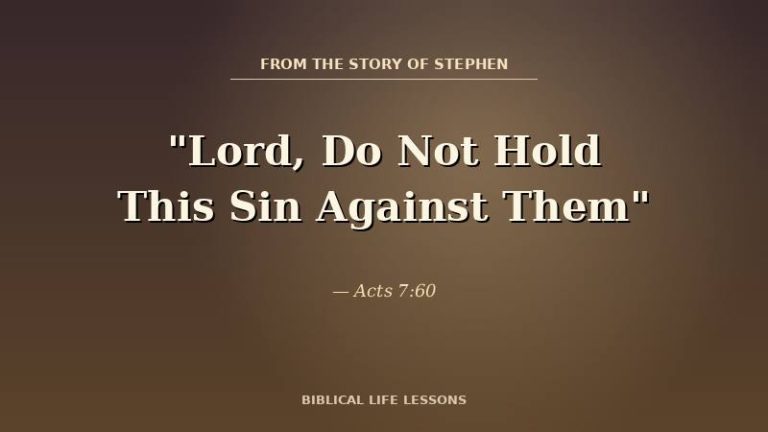 Warm sunset light — Stephen, Lord do not hold this sin against them, Acts 7:60