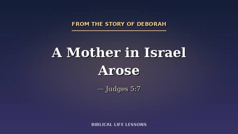 Who Was Deborah in the Bible? The Complete Story of Israel’s Warrior Judge (Judges 4-5)