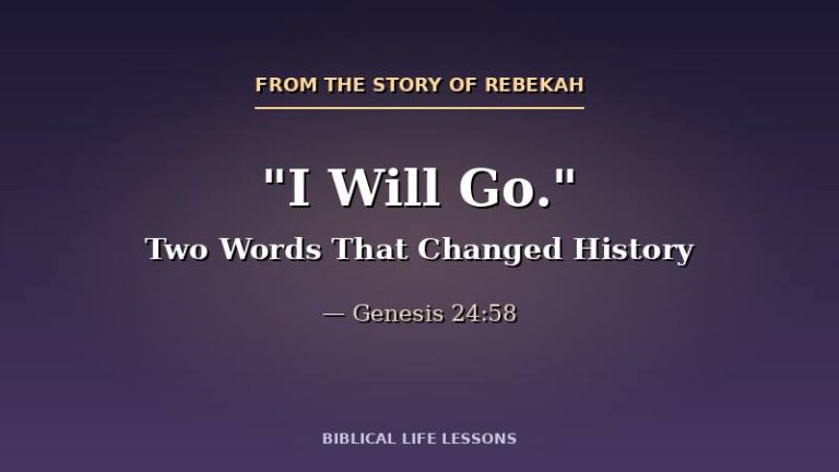 Who Was Rebekah in the Bible? The Complete Story of Isaac’s Wife (Genesis 24-27)